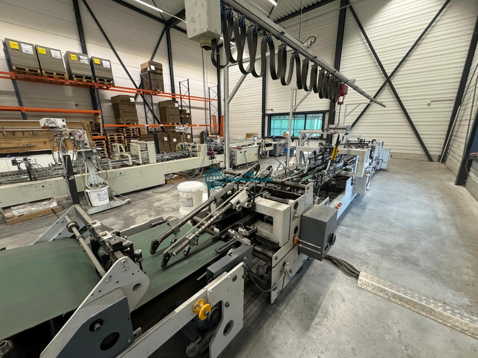 Show advert Bobst Domino 100 M folding glueing machine